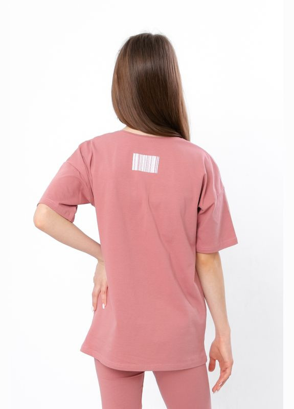 Розовый летний комплект для девочки подростковый (футболка+велосипедки) (p-13940) Носи своє