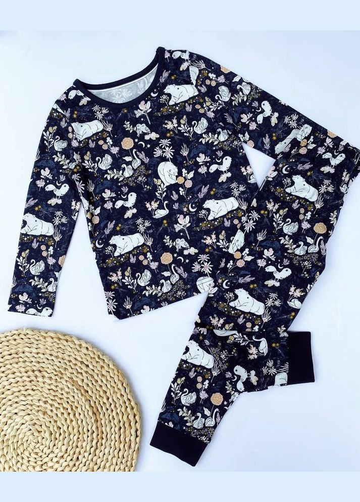 Темно-синя піжама для дівчинки George