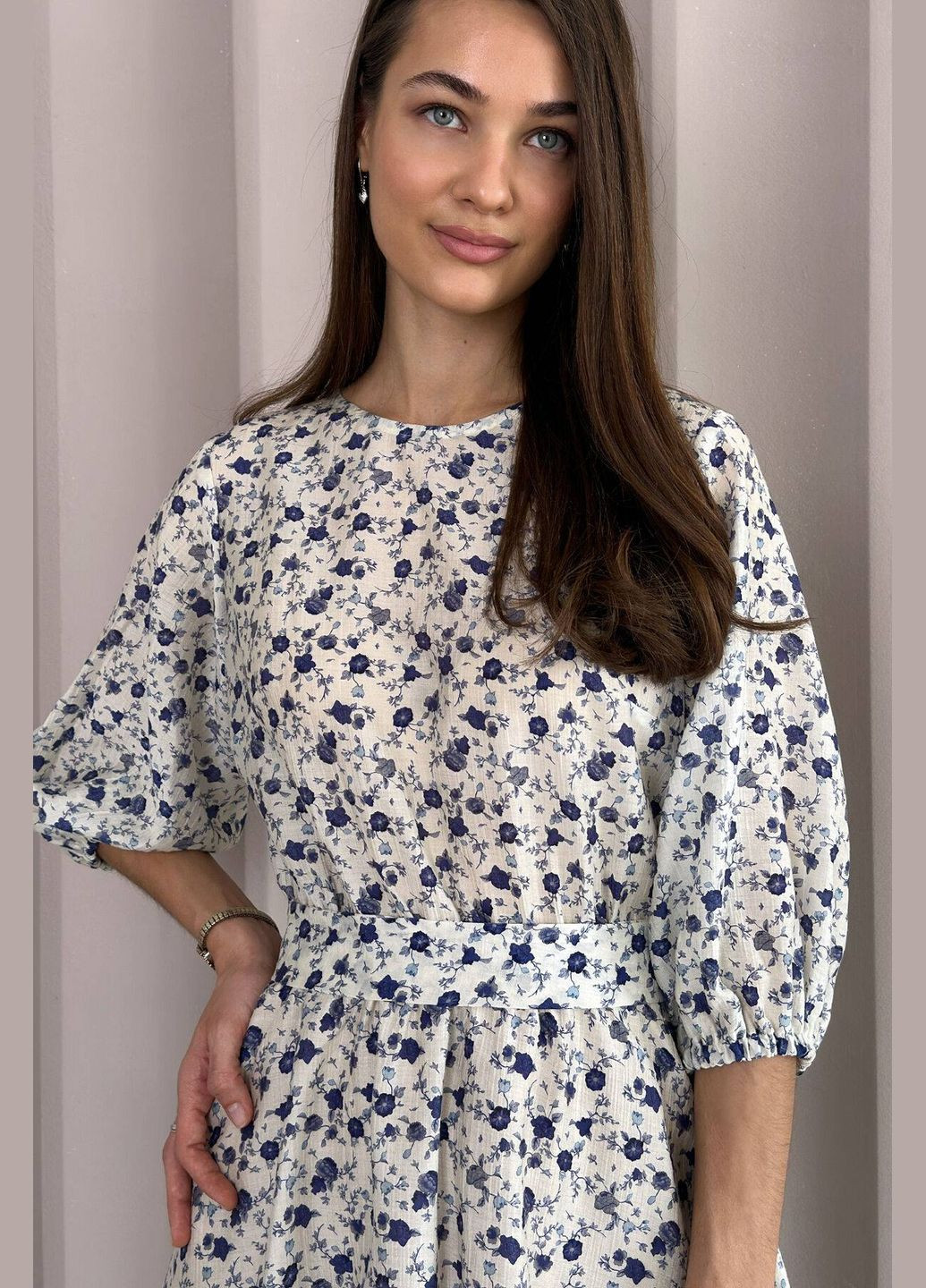 Бежева кежуал сукня Nenka