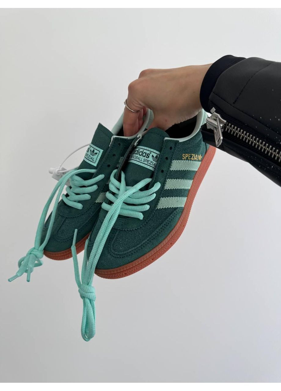 КРОСІВКИ ЖІНОЧІ ADIDAS SPEZIAL HANDBALL GREEN АДІДАС СПЕЦІАЛ No Brand сірі демісезони (367170119)