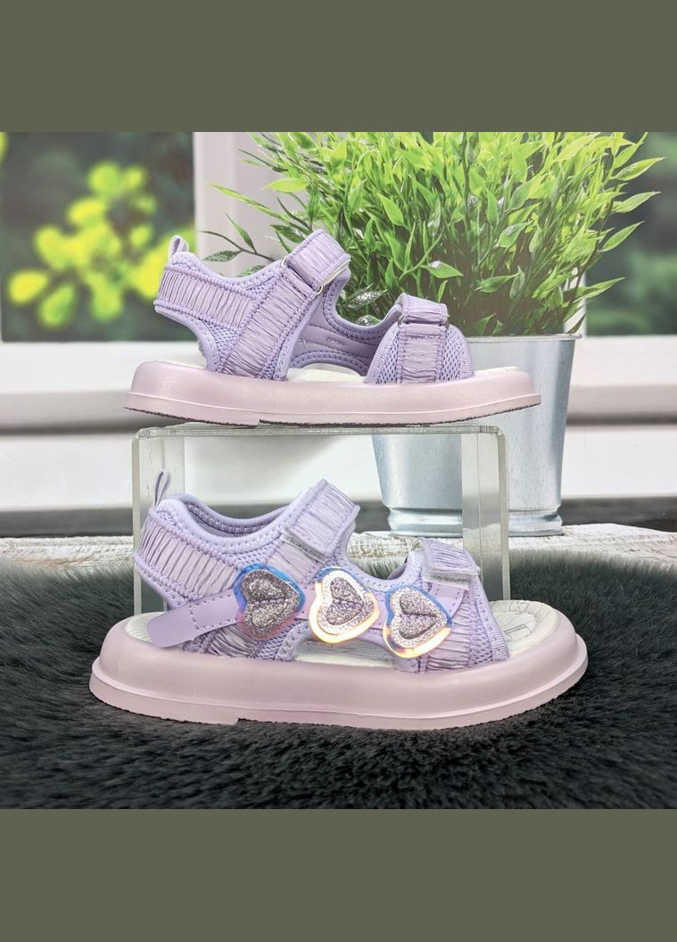 Сиреневые босоножки детские для девочки Fashion