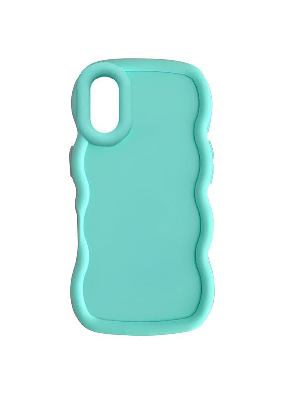 Чехол TPU Ripple для Apple iPhone X/XS (5.8") Turquoise No Brand (334117195)