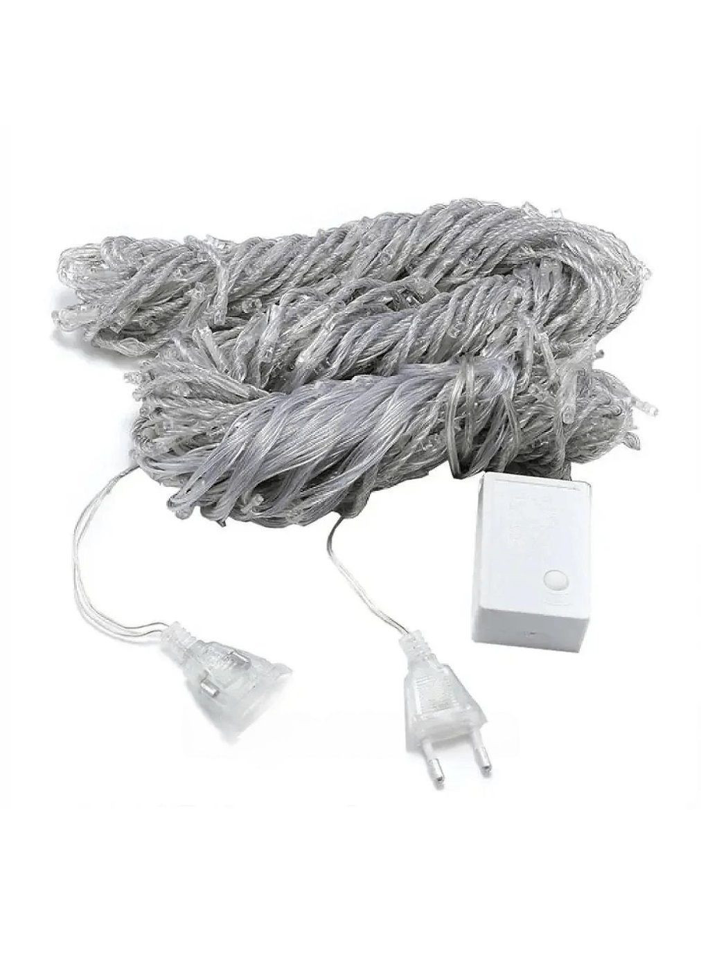 Светодиодная внутренняя комнатная гирлянда штора занавес на окно с питанием от сети 3х2 м 272 Led (478682-Prob) Теплая белая Unbranded (308289985)