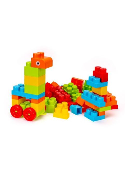 Конструктор блоковий Технок 50 деталей для дітей розвиваючий іграшка для творчості та моделювання ProDobro (367091289)