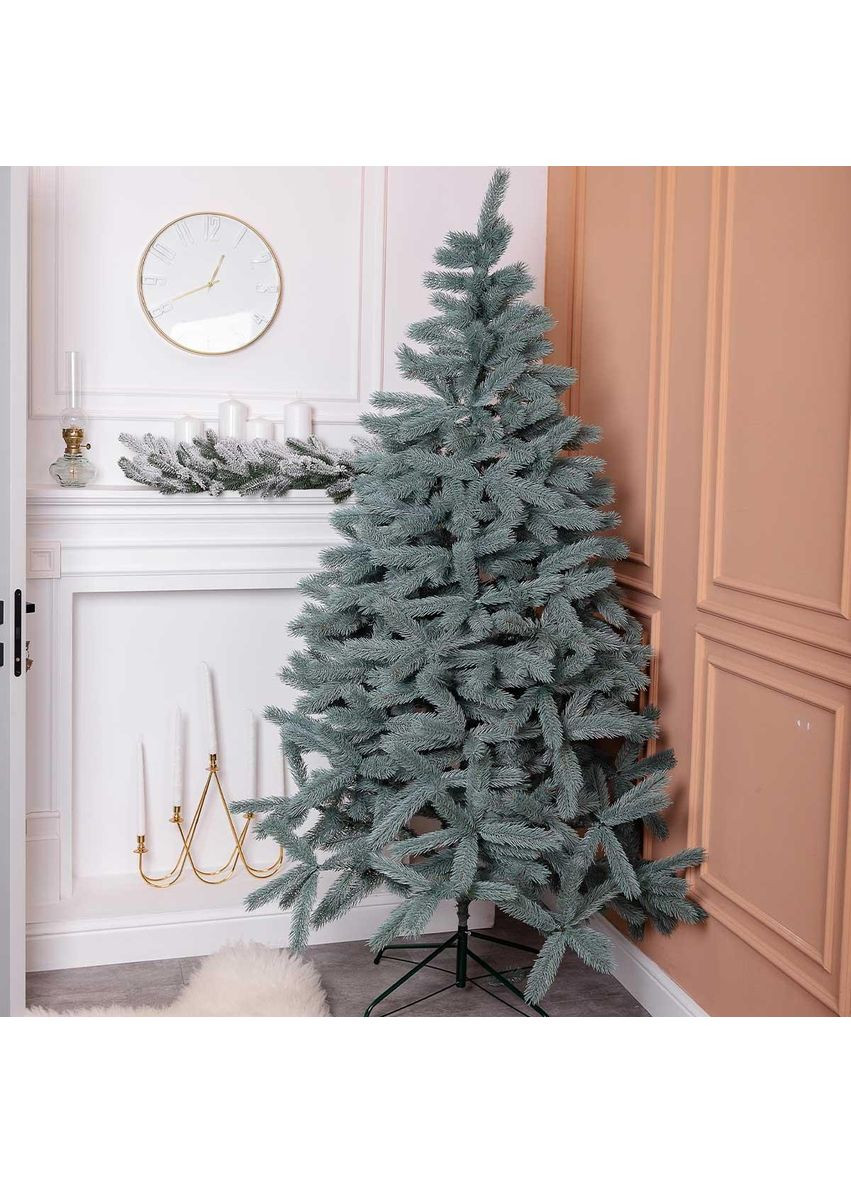 Литая искусственная елка 2,1 м голубая Косовская Премиум KOS-KOSBL21 LUGI (370707716)