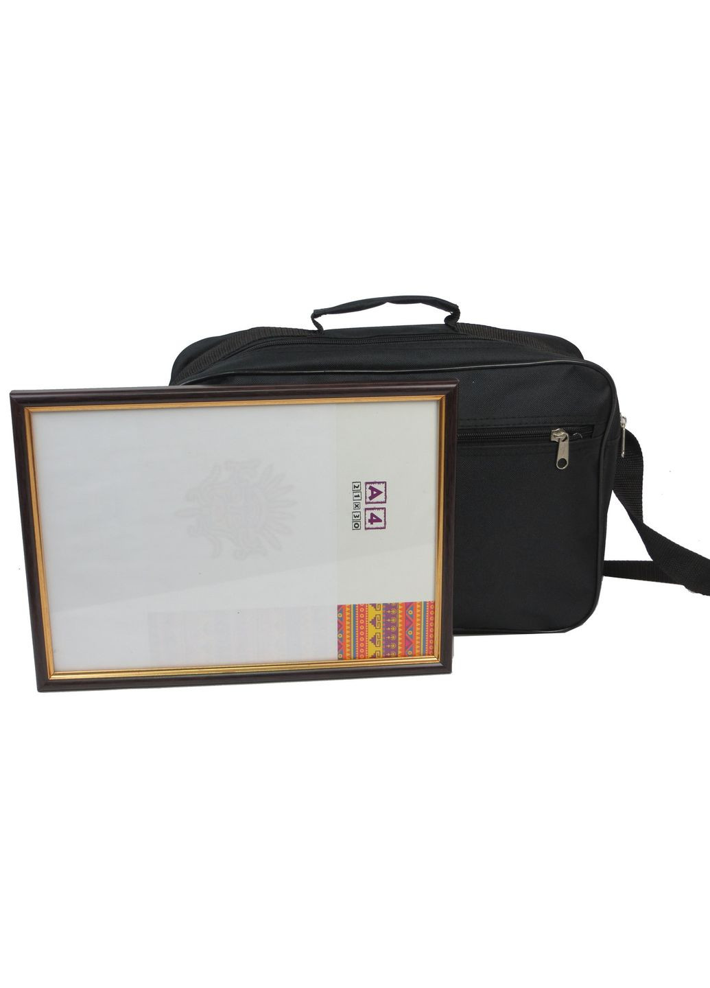 Мужская сумка, конференц сумка из полиэстера черная Wallaby (360894129)