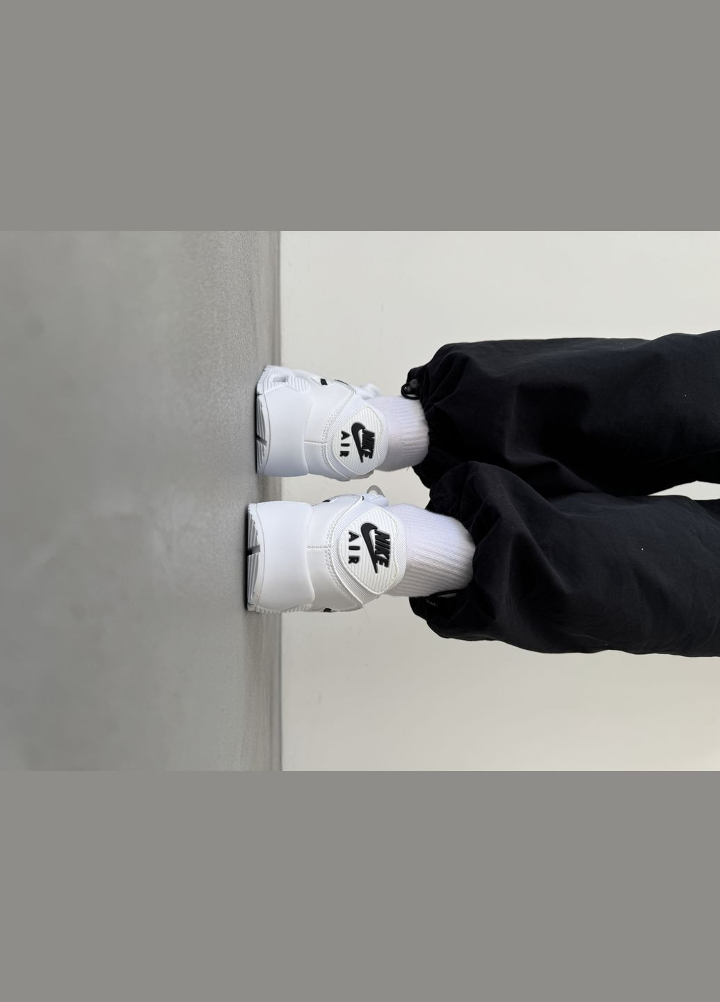 Кросівки жіночі і чоловічі Nike Air Max 90 white | Найк Аір Макс 90 білі No Brand білі демісезони (316231457)