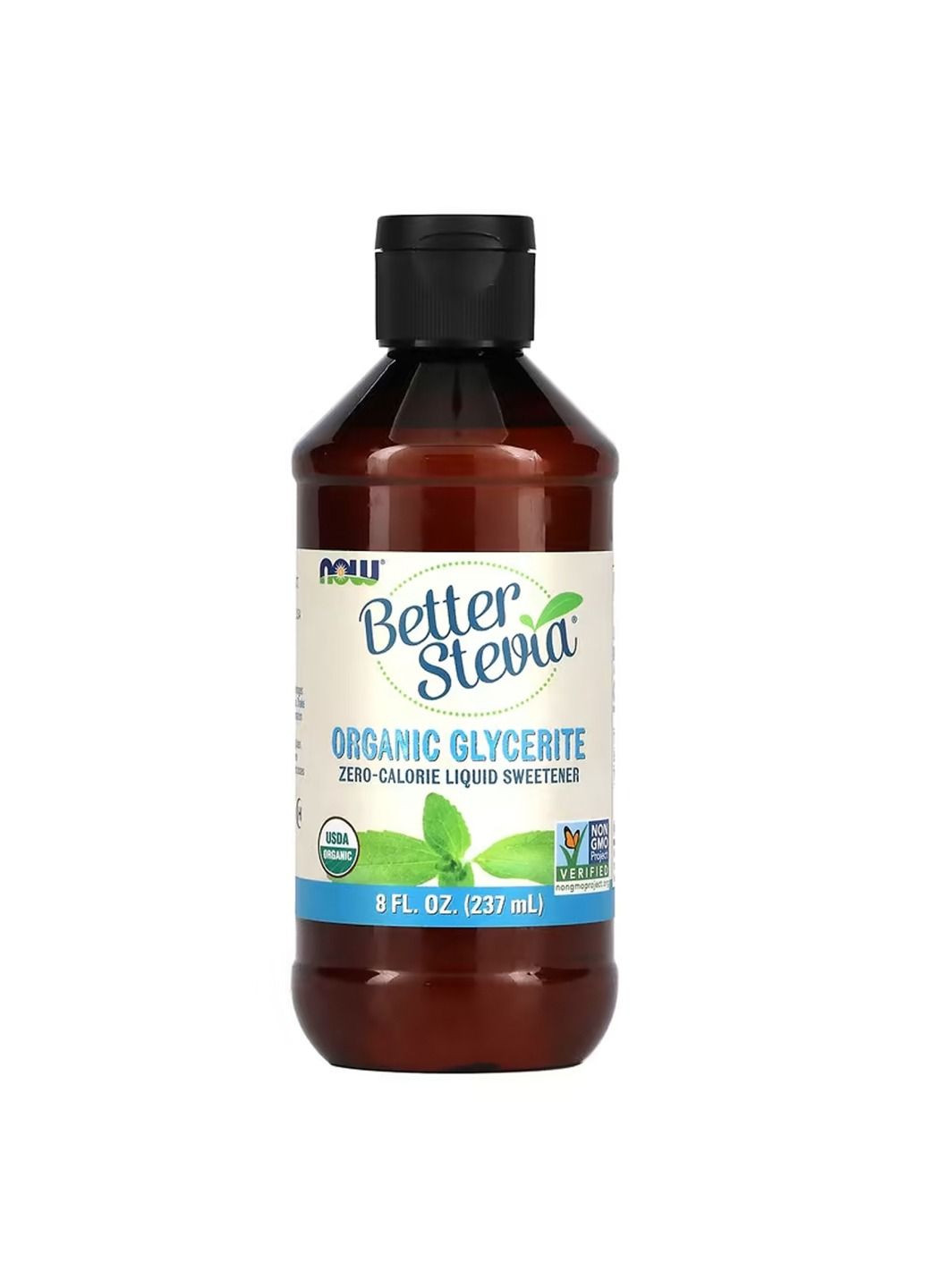 Добавка BetterStevia® Liquid, Organic Glycerite - 237ml Now Foods (364201795)