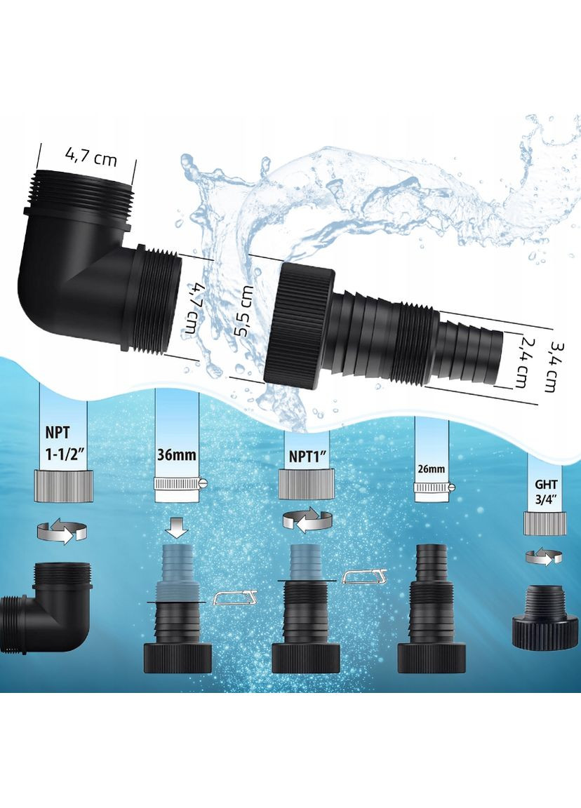 Дренажний насос 750Вт 12500л/год Maltec (356109084)