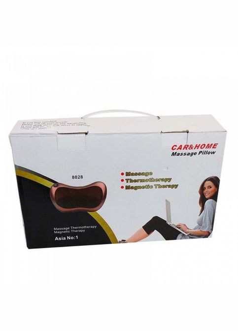 Масажер, масажна подушка для дому та машини Massage pillow CHM-8028 (8 роликів) Zegor (297443323)