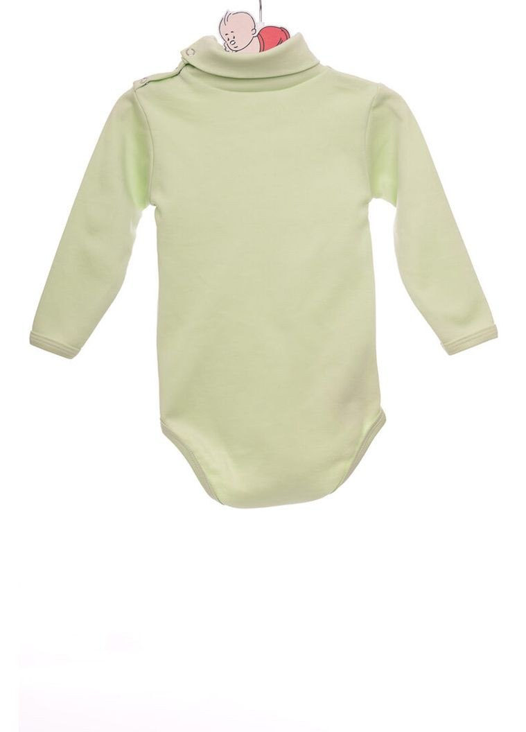 Боди с длиным рукавом с горлышком интерлок салатовый 74 см (50703) BABYKROHA (297200250)