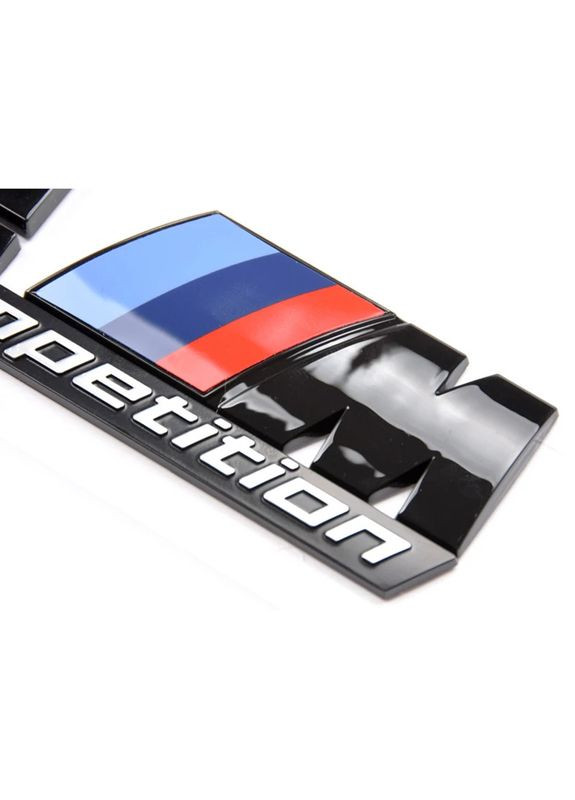 Эмблема надпись X1M competition для черная глянцевая пластик (на скотче) BMW (369610166)