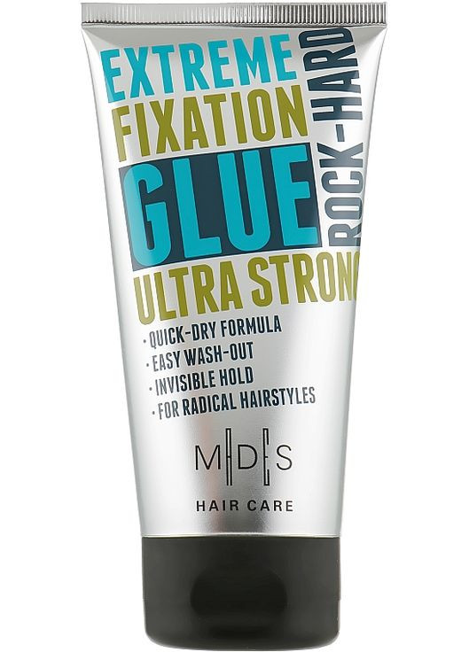 Клей для волосся - MDS Hair Care Fixation Rock-Hard Glue 150ml (255235-82251) Mades Cosmetics (368618346)