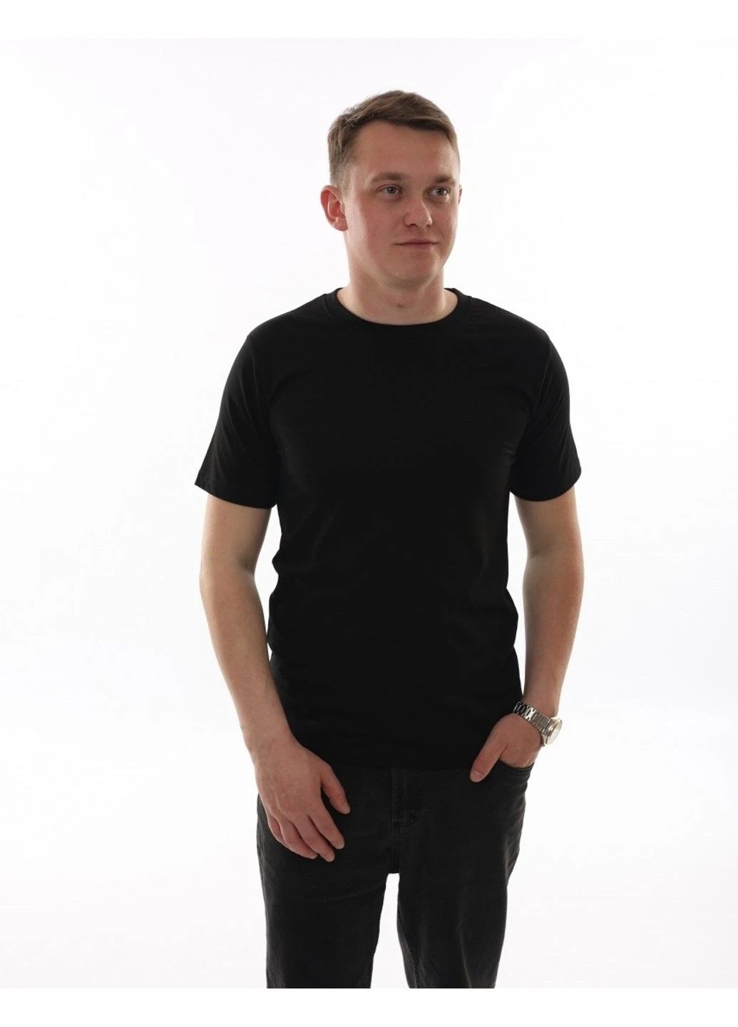 Черная футболка мужская xxl черный (278875-xxl) GARMENT RESOURCES