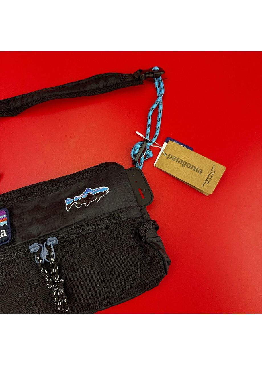 Сумка Молодіжна барсетка із шевроном Патагонія Месенжер через плече з патчем No Brand (361668708)