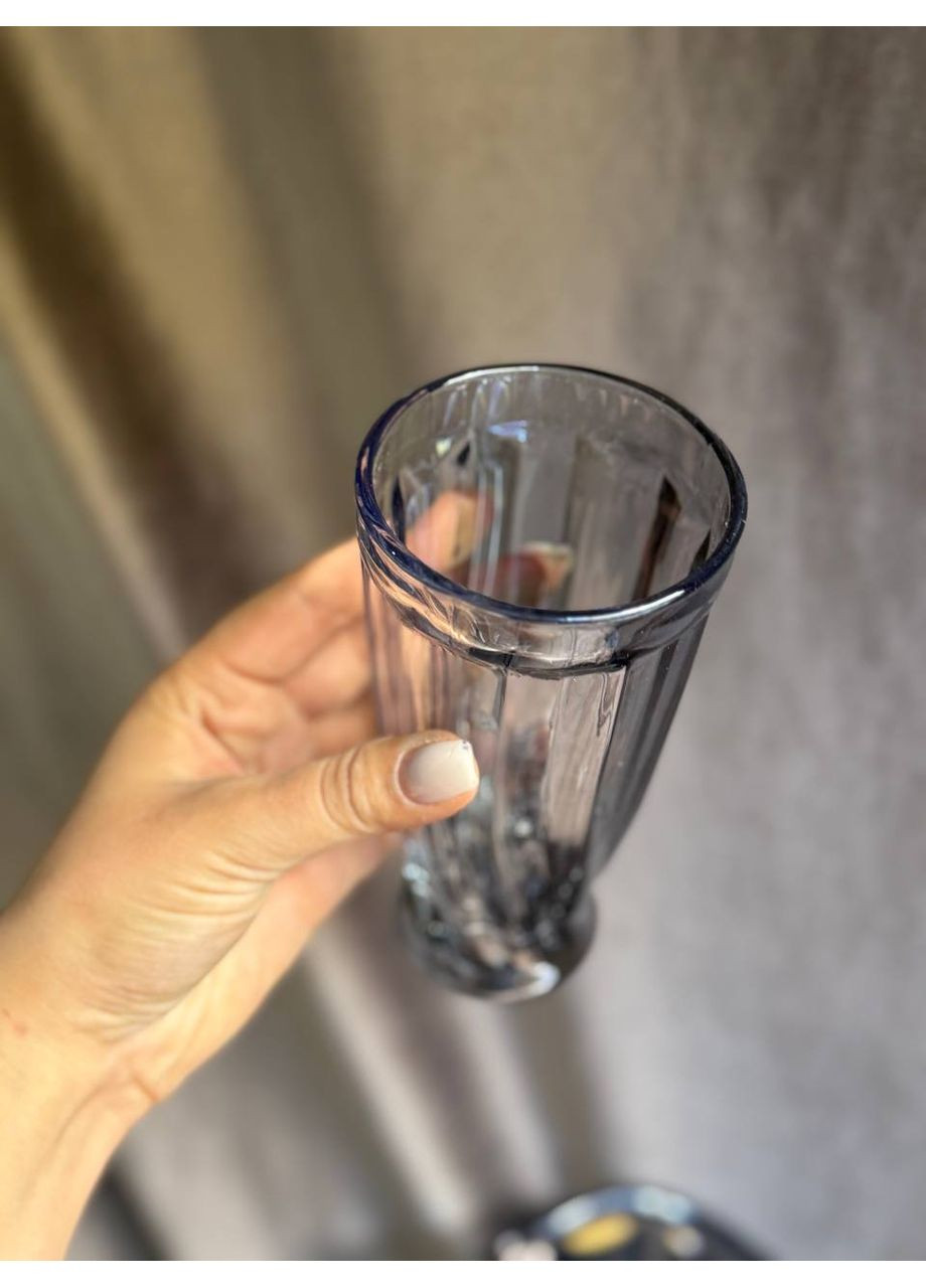 Набор питьевой HP-19-39-1 стеклянный кувшин 1,1 л/стакана 300 мл 7 предметов Графитовый Yiwu (361963312)