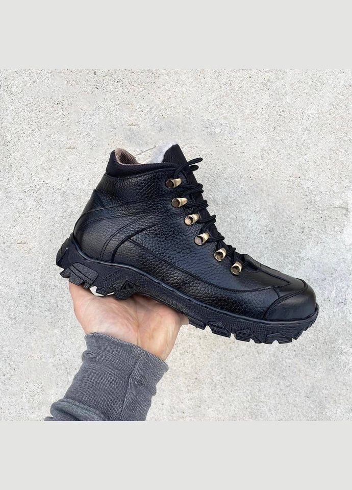 Берцы Мужские Демисезонные Тактические. 36-50р Черные. 100% Натуральная кожа! MBDM-1023 No Brand (301138625)