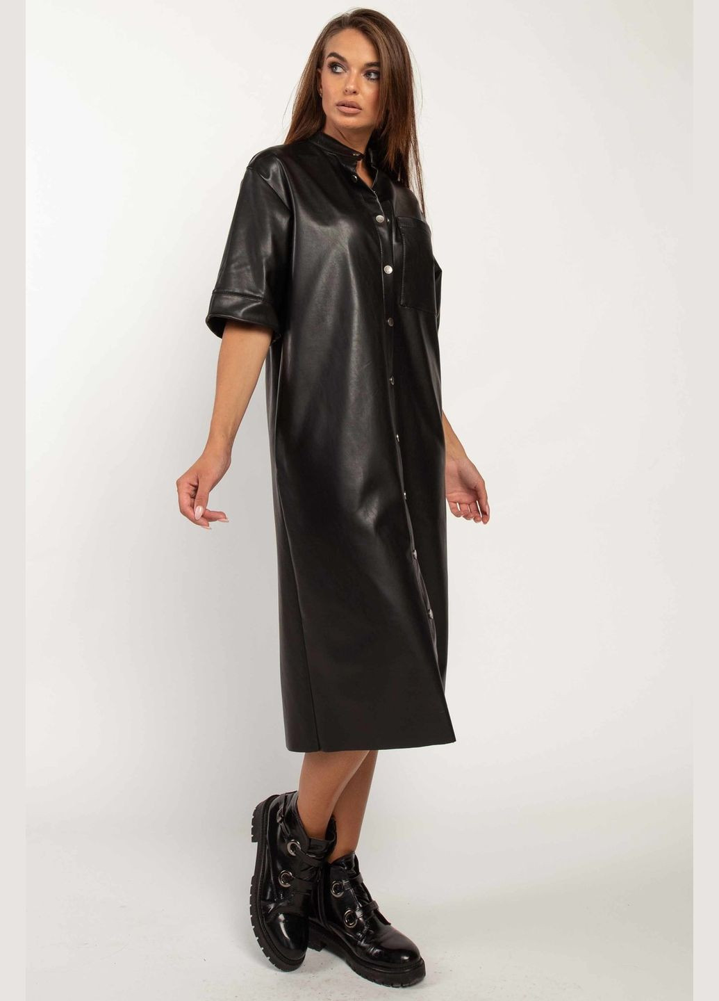 Чорна кежуал, святковий, ділова сукня ри мари джоді пл 2120 сукня-сорочка RiMari