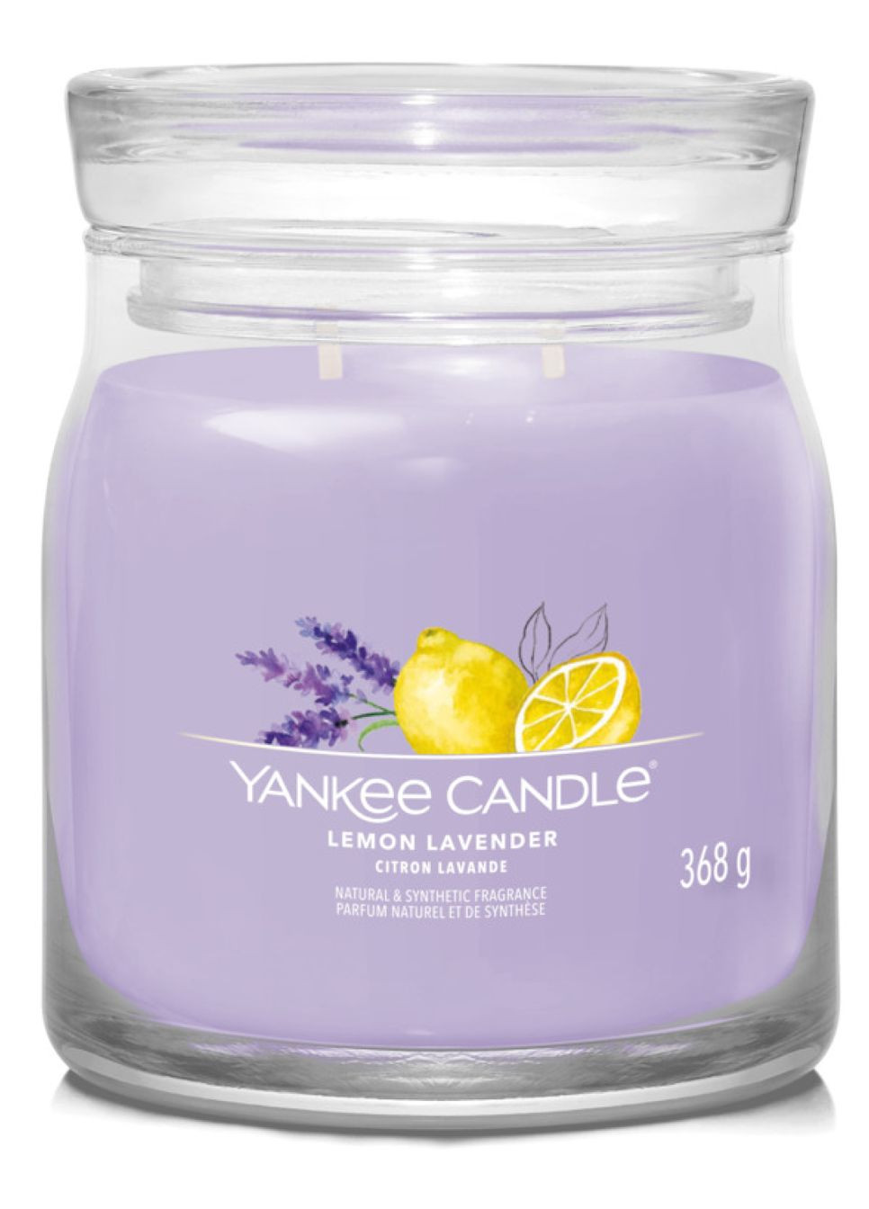 Ароматическая свеча Lemon Lavender Medium Jar (1630004E) Yankee Candle (336211352)