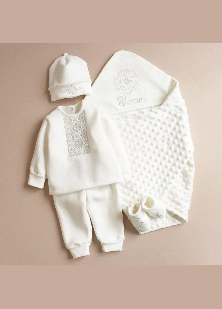 Детские вышиванки Комплекты на крестины, Набор для крещения мальчика с именной крыжмой, Костюм на хрещення, 62 No Brand (301033785)