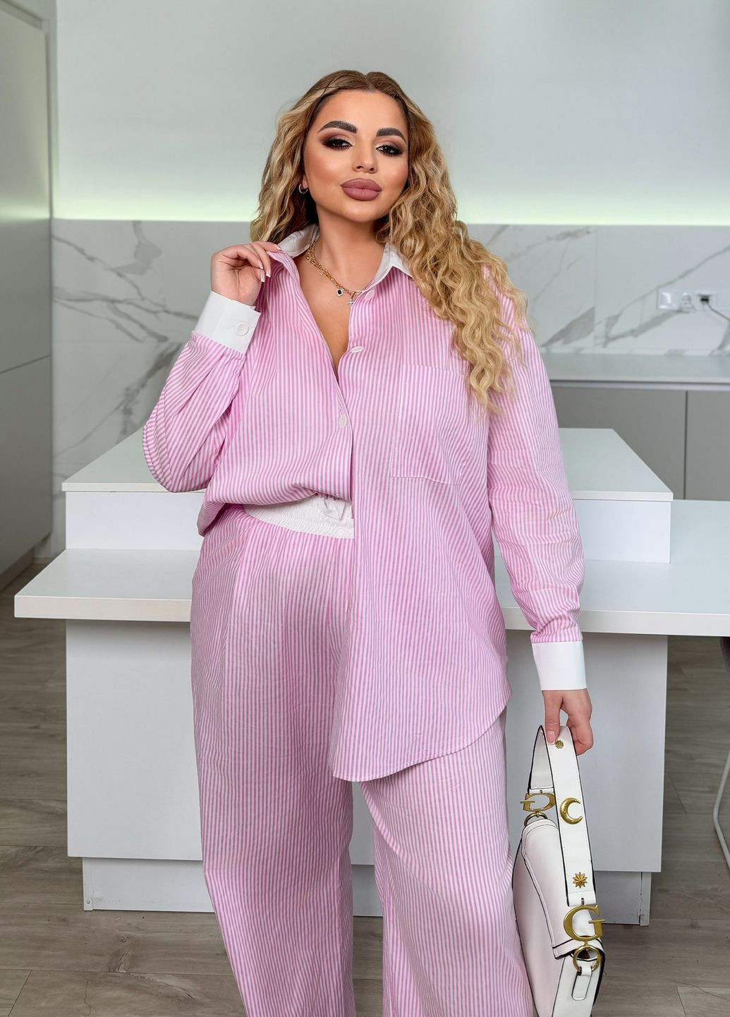 Жіночий костюм в смужку No Brand (317638802)