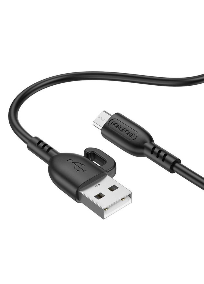 Кабель Micro USB для зарядки телефона, смартфона/зарядного шнура провод микро юсб для передачи данных Borofone (338601199)