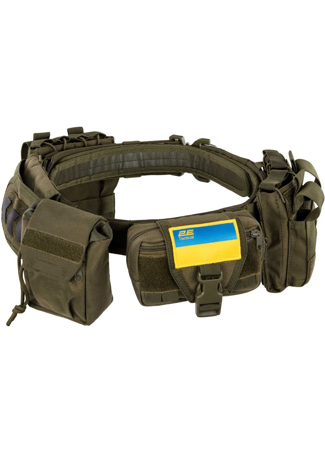 Пасок тактичний 2Е з 5-ма підсумками ( MILTACBELT-Y5PCH-OG) 2E (362731878)