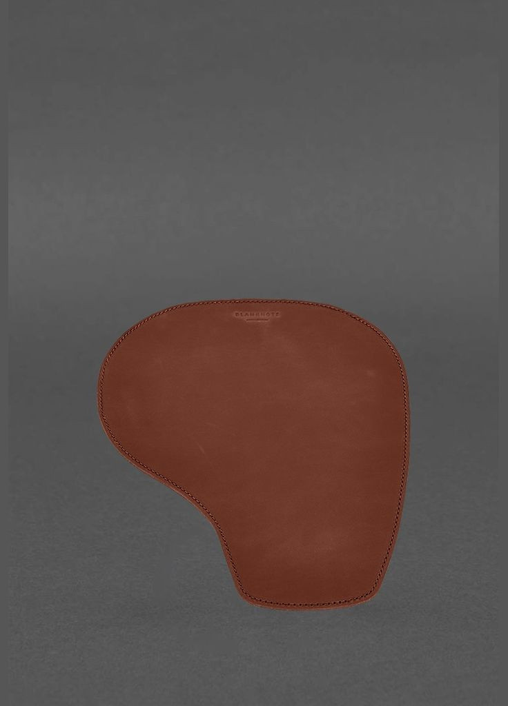 Коврик для мышки "Грушка" из натуральной кожи светло-коричневый Crazy Horse (A-028475) BlankNote (330144432)