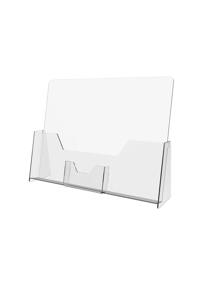 Буклетница настольная А5 горизонтальная с визитницей Ekostar (368306978)