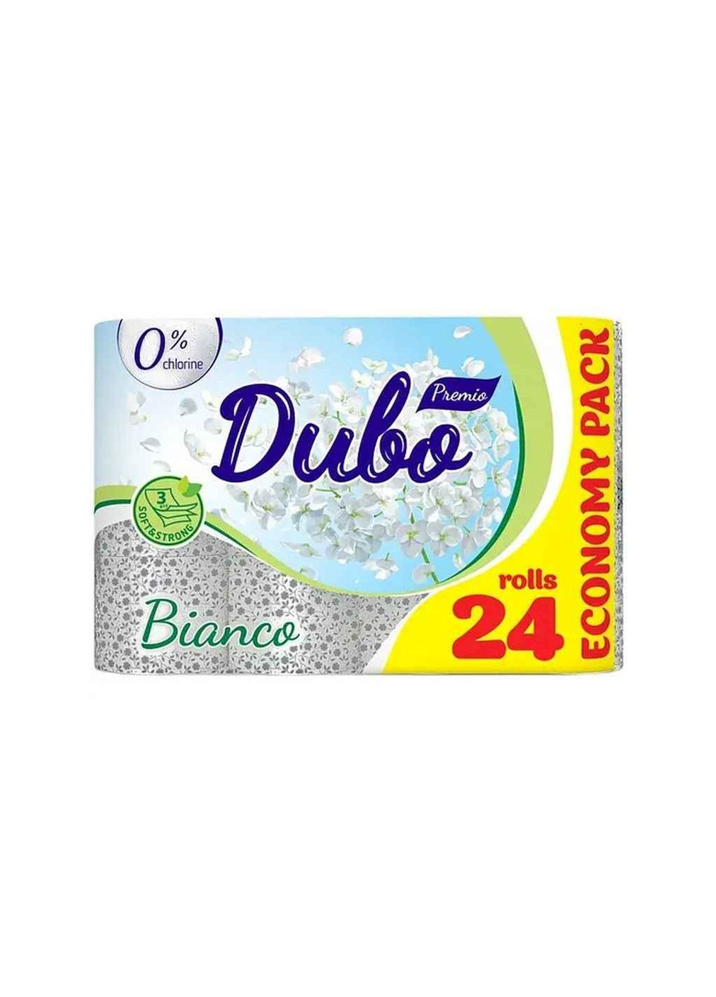 Туалетний папір 24шт 3шар Premio Bianco Диво (346393648)