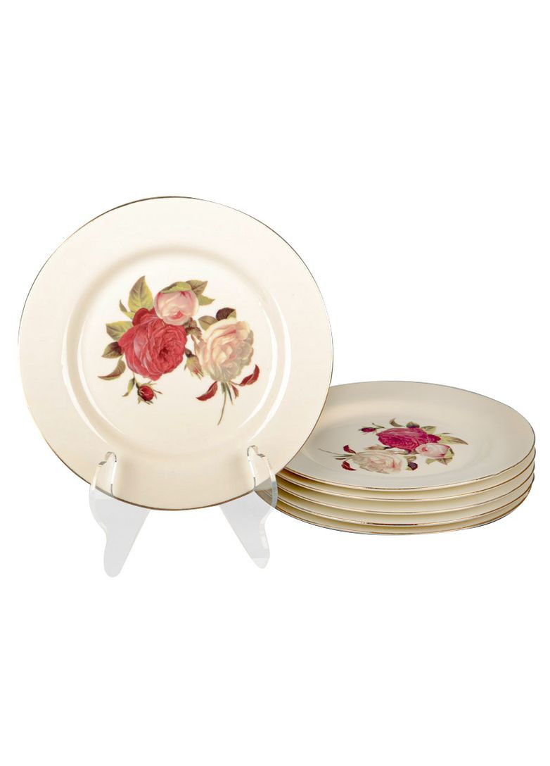 Набор тарелок Розы 6 предм 19 см 126-602 Lefard (346533554)