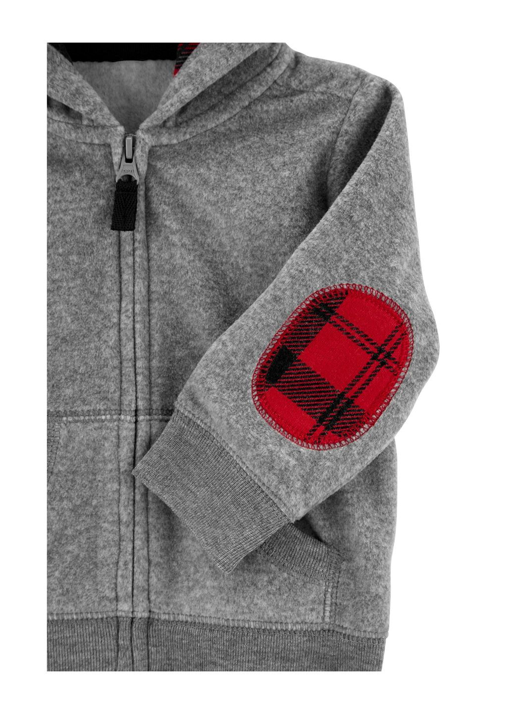 Темно-серый демисезонный комплект (кофта, штаны, боди) Carter's