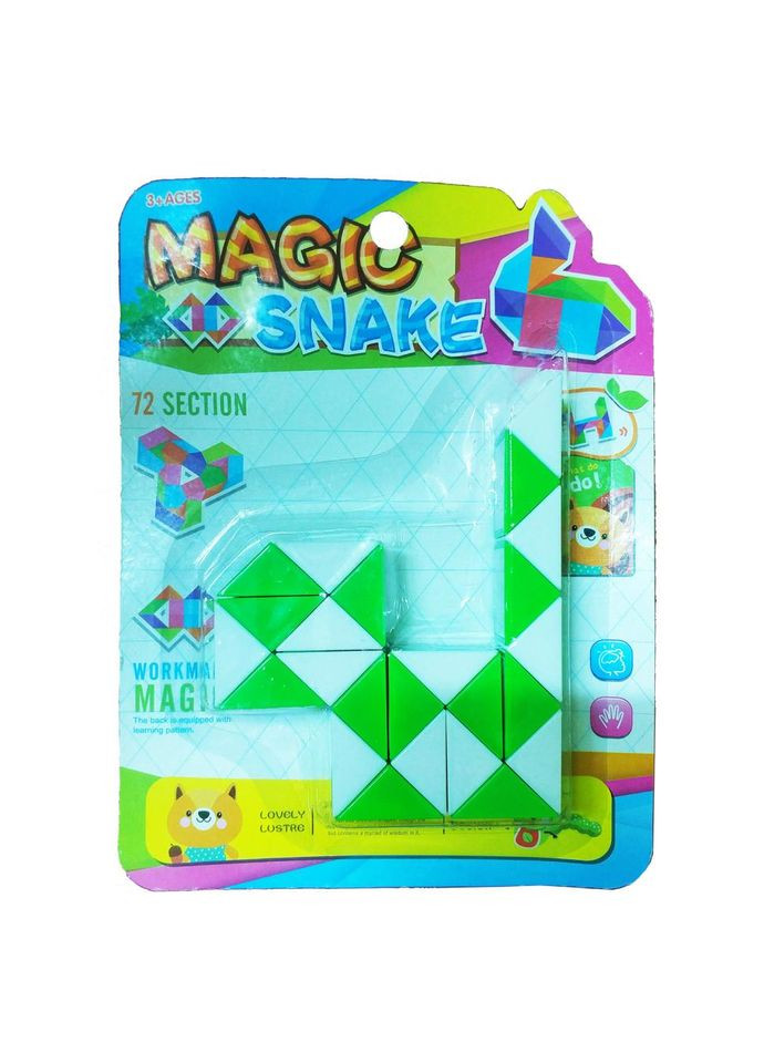 Логіка-змійка 1024-11-12 (Green-White) No Brand (330609370)