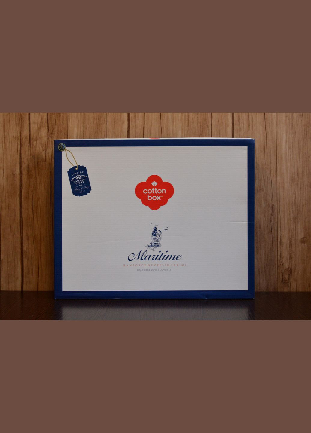 Комплект постельного белья Maritime 160×220 Morgan Mavi Cotton Box (318387222)