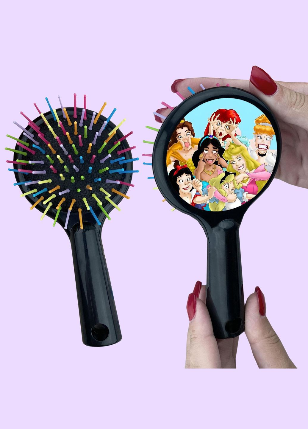 Детская Расческа для волос #0050 Черная No Brand (315045882)