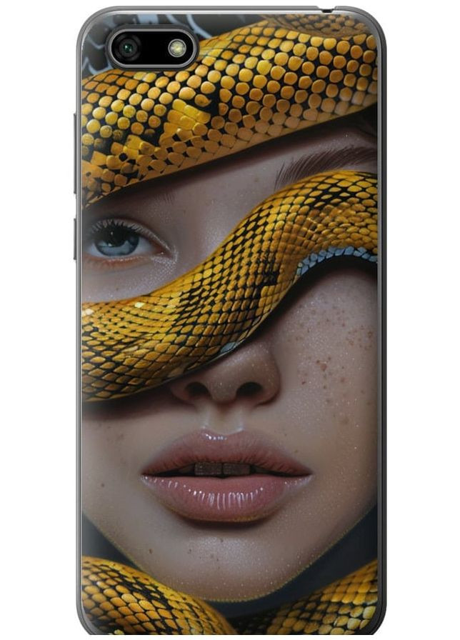 2D пластиковый чехол 'Объятия змеи' для Endorphone Huawei Y5 2018 (289530808)