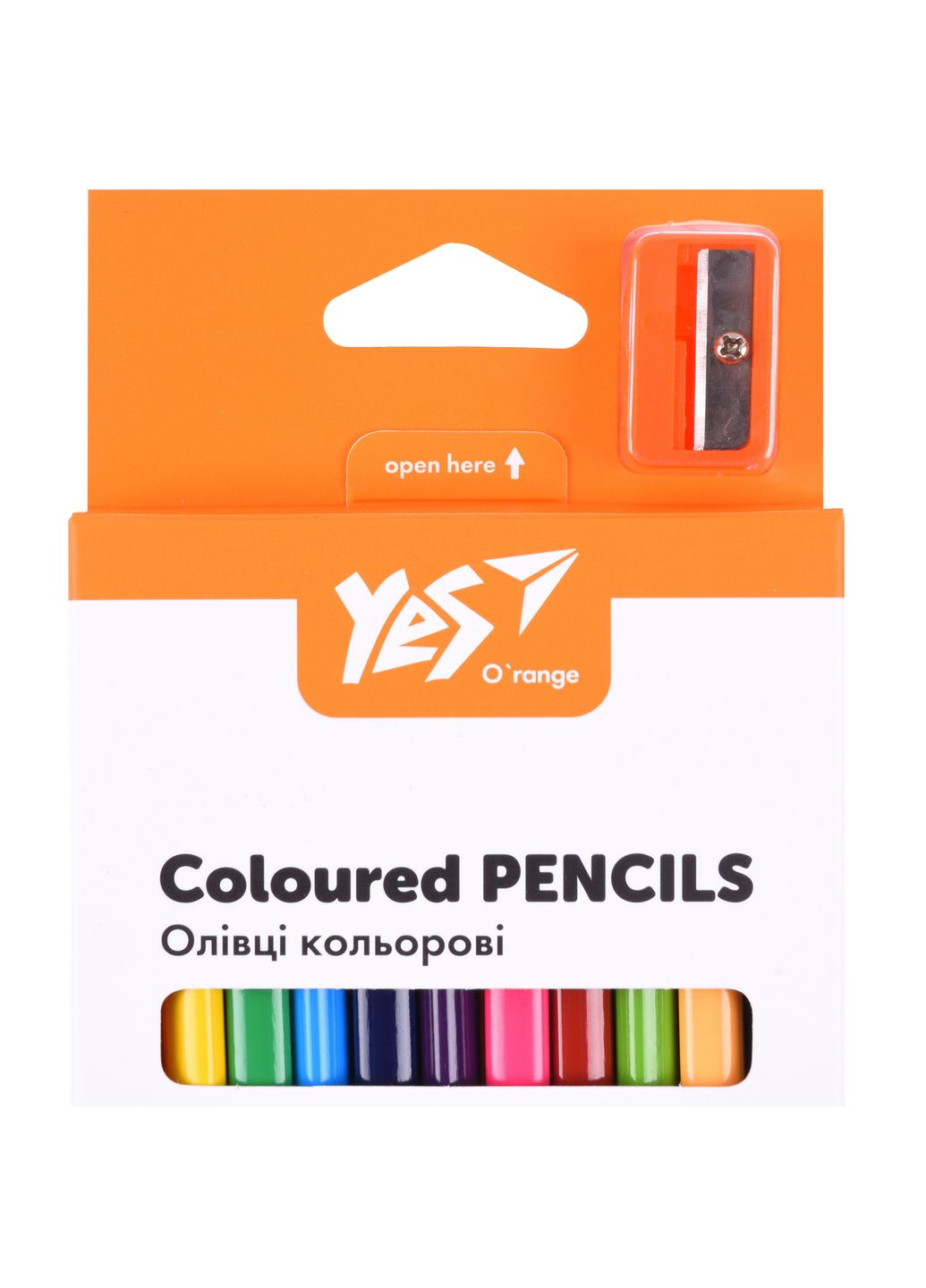 Олівці кольорові Orange Line з точилкою 24 кольорів (290754) Yes (361044851)