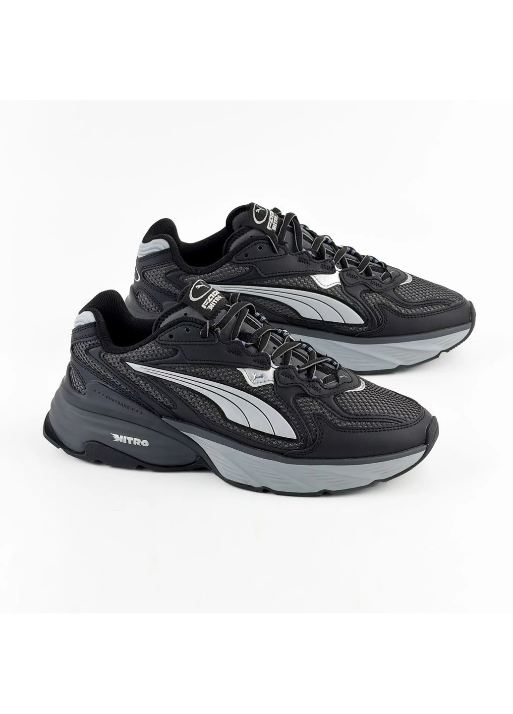 Чорні кросівки fade nitro ls black 406203-03 демісезон Puma