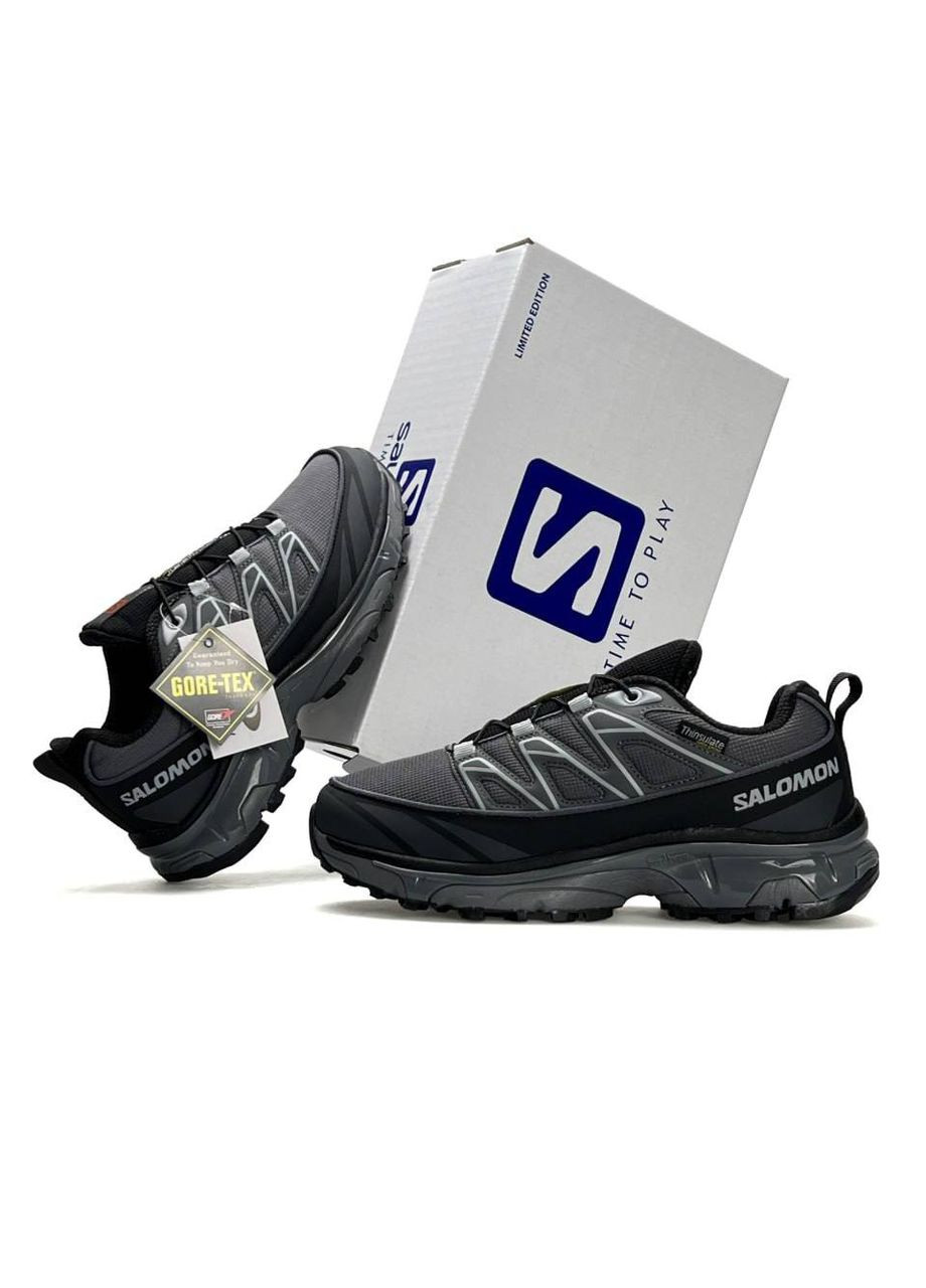 Сірі Осінні кросівки чоловічі salomon grey black No Brand XT-6 Expanse Ltr GTX