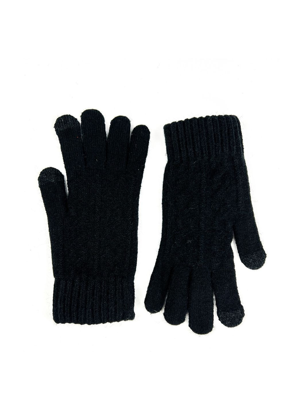 Перчатки Smart Touch женские шерсть с акрилом черные СОННИ LuckyLOOK 291-256 (290277992)