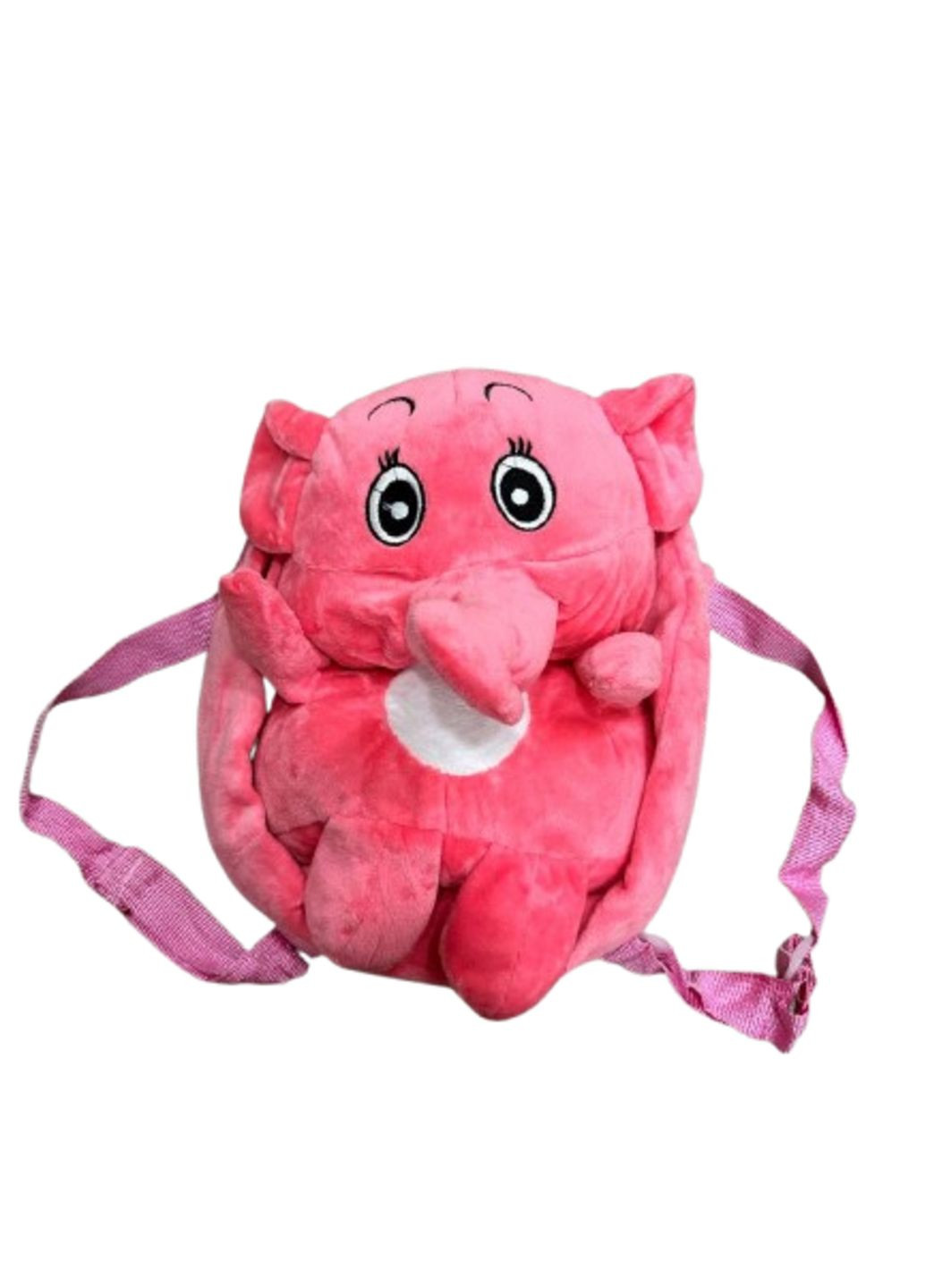 Мягкий детский рюкзак-игрушка Слоник розовый Metr+ (307287084)