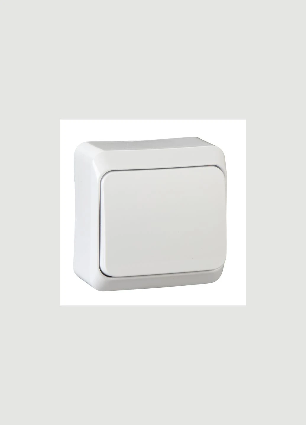 Вимикач накладний 1-клавішний IP20 [WDE001010] PA6 FR850 PRIMA Шнейдер Електрік Schneider Electric (344542361)