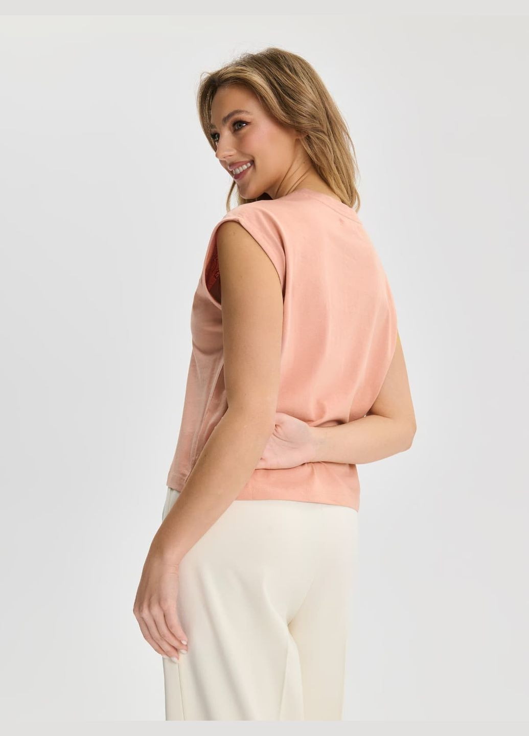 Женская футболка 232030-PK No Brand - (336891670)