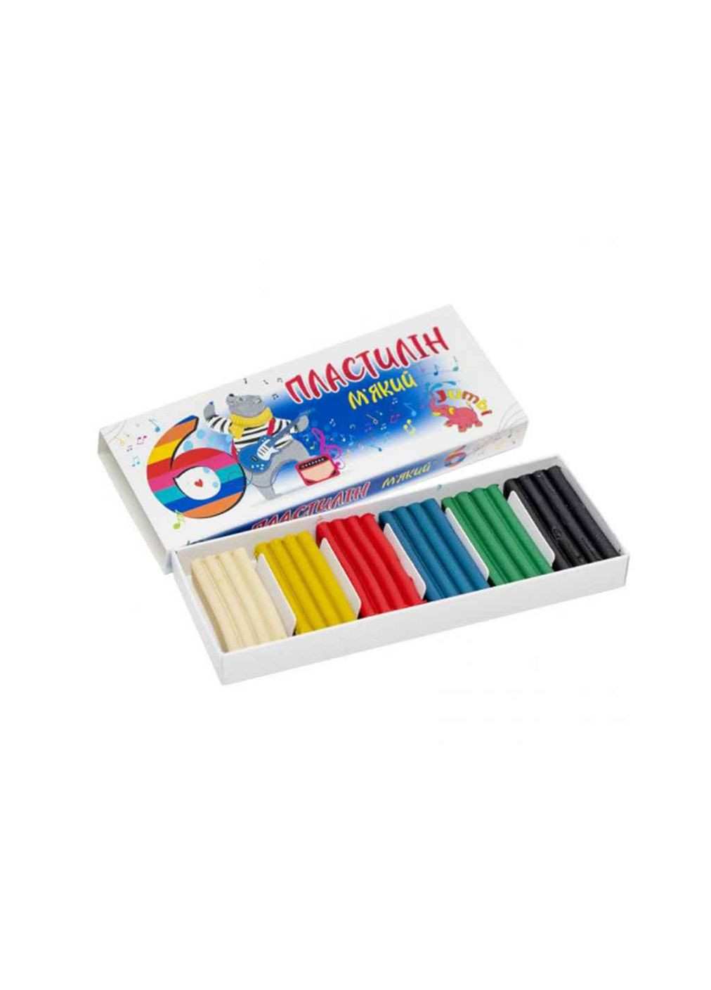 Пластилин 6цв. Jumbi (359437139)