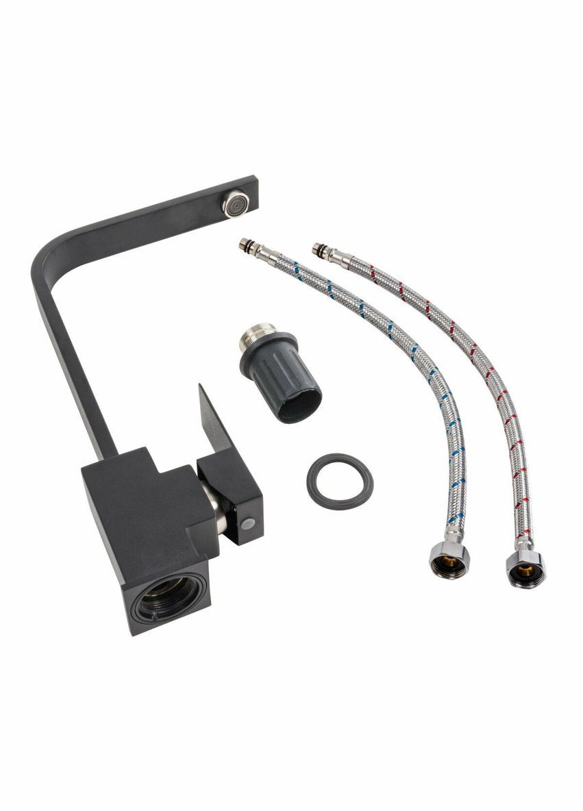 Смеситель кухонный 179 NES (3007) Черный матовый Platinum (342071676)