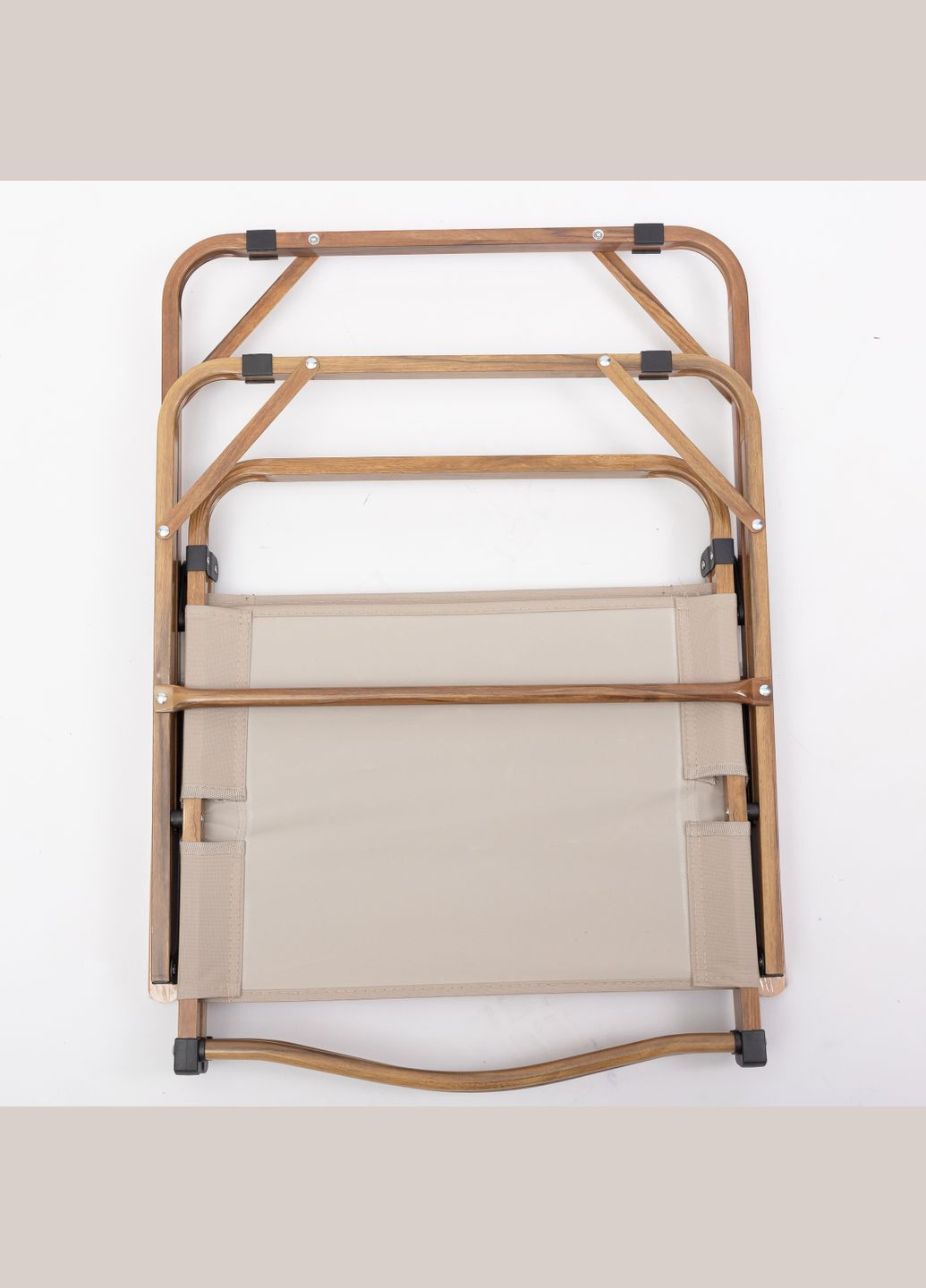 Крісло для кемпінгу складне LUGI HP-SY-1B 52х53х77 см до 130 кг бежевий No Brand (347643523)