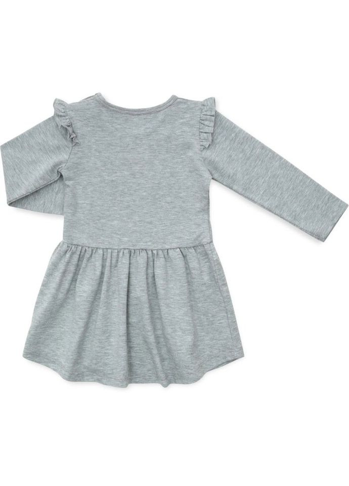 Серое платье с игрушками (6747-104g-gray) Pop Fashion (300625054)