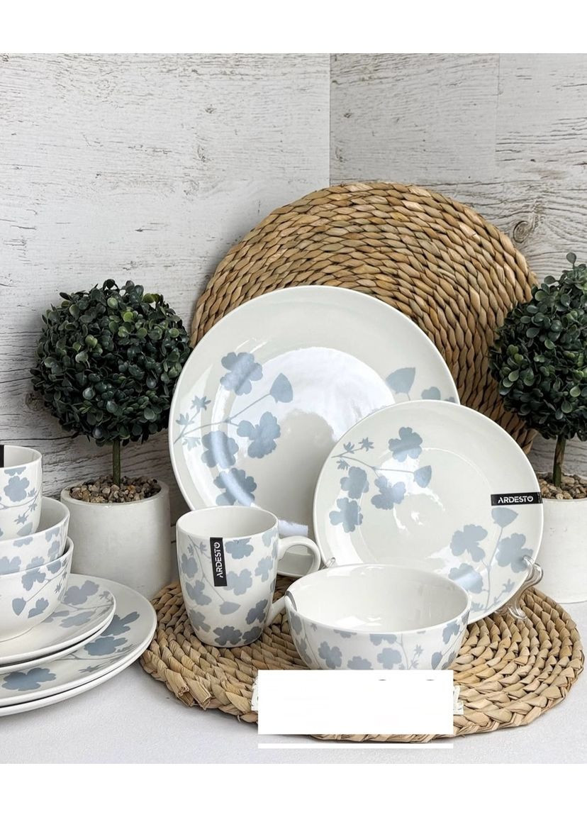 Сервиз столовый Capri AR0017CWB 17 предметов голубой Ardesto (350934794)