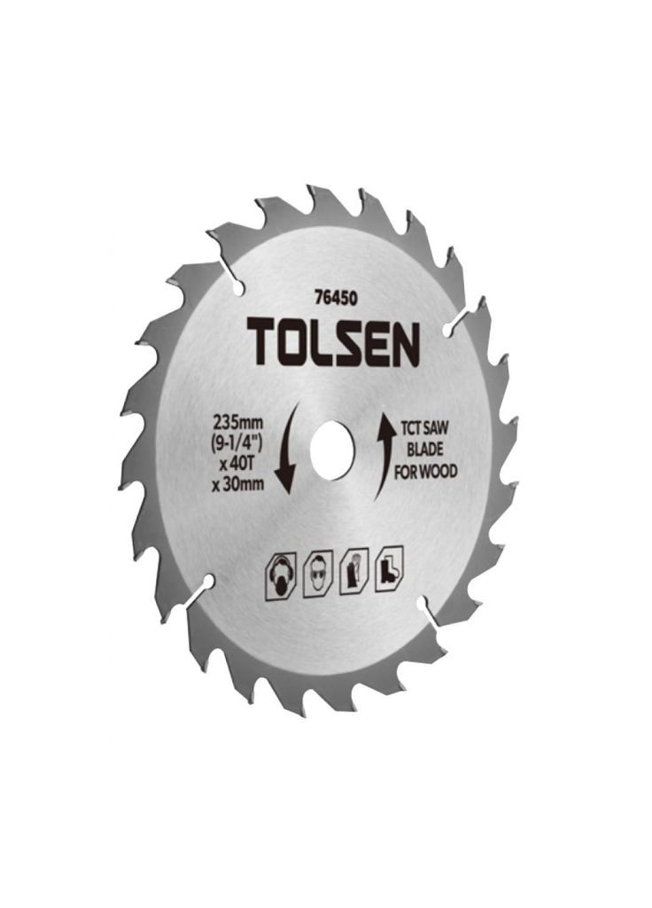 Диск пильный с ТВС напайками по дереву 254х60Т*30мм (76461) Tolsen (372625761)