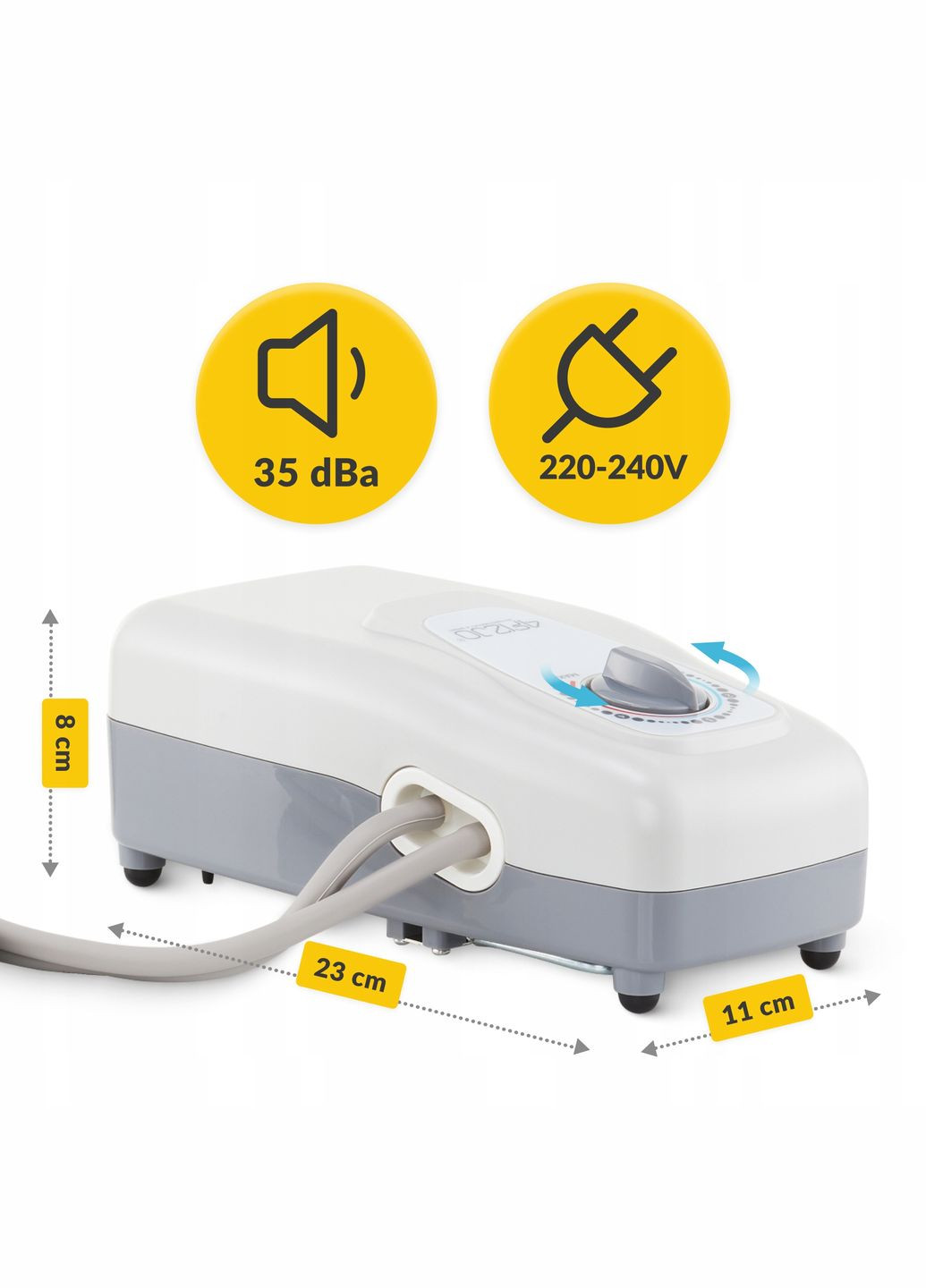 Матрац протипролежневий PRO 186 x 80 см з компресором Blue (P-5905973402507) 4FIZJO (315623032)